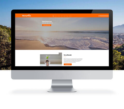 Moneywise nya hemsida är designat i publiceringssystemet Yodo CMS.