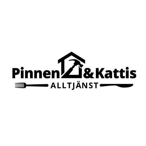Logotyp till Pinnen & Kattis Alltjänst skapad av reklambyrån Precis Reklam i Gävle.