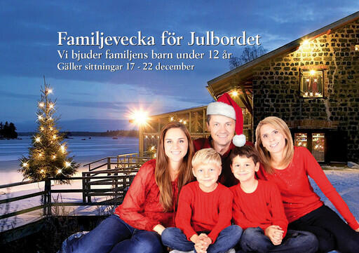 Familjevecka med julbordet på Axmar Brygga