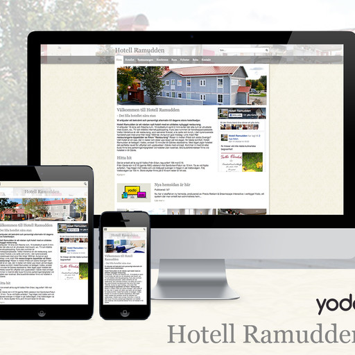 Hotell Ramuddens nya hemsida