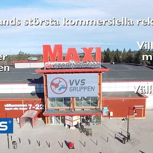 Gästriklands största reklamplats är på plats