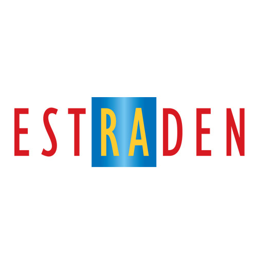 Ny logotyp till Estraden i Gävle skapad av reklambyrån Precis Reklam.