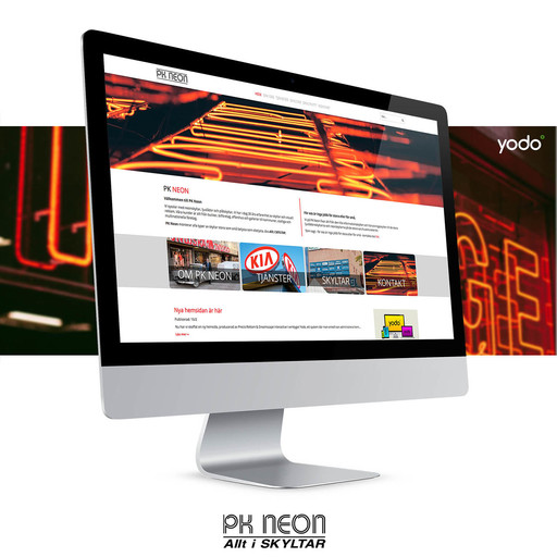 Ny hemsida till PK Neon