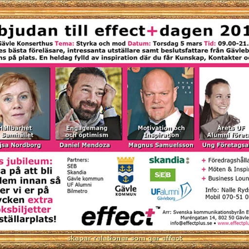 Precis med på effect+dagen